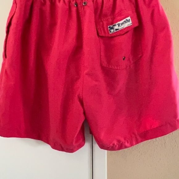 Trunks Surf & Swim Co Mens 2XL Board Shorts Vintage Rose Full Mesh - Picture 2 of 5
